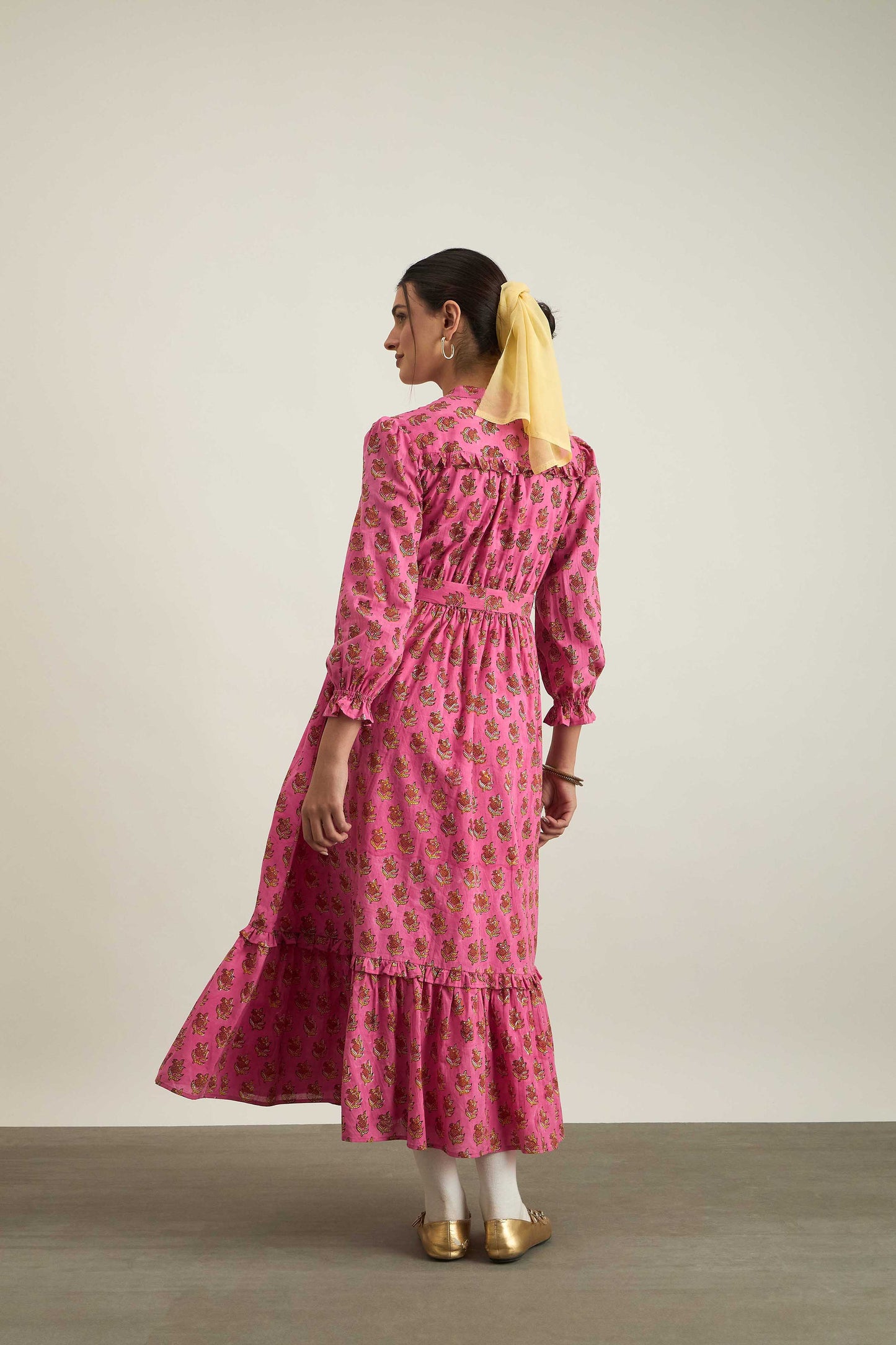 Wonder Dress in Pink Valentine Print