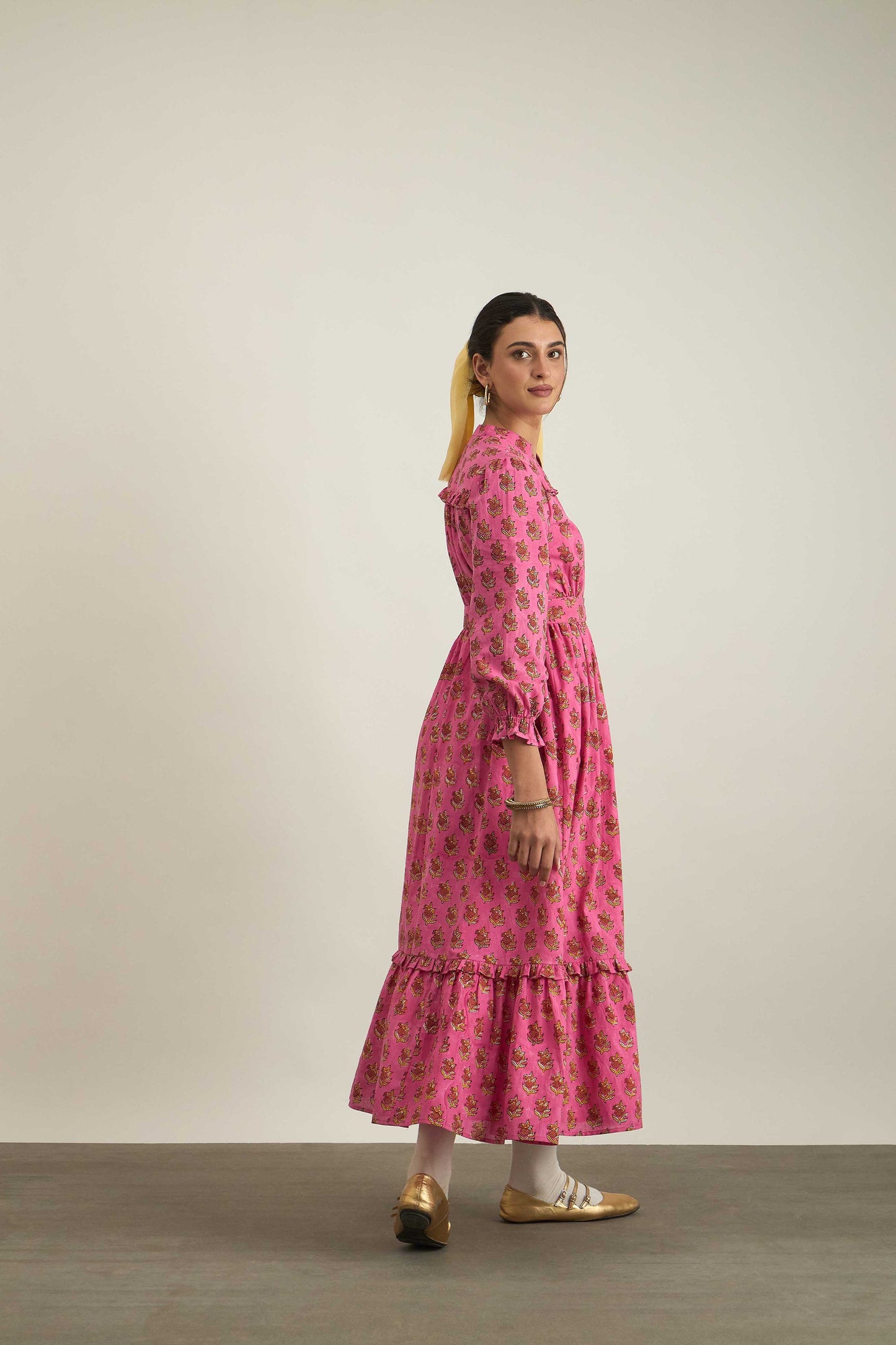 Wonder Dress in Pink Valentine Print