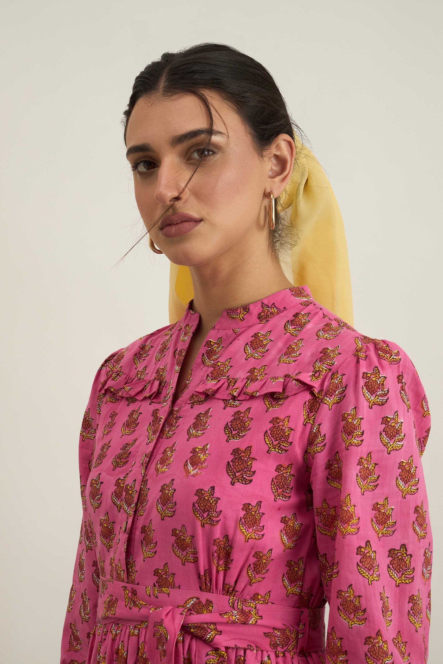 Wonder Dress in Pink Valentine Print