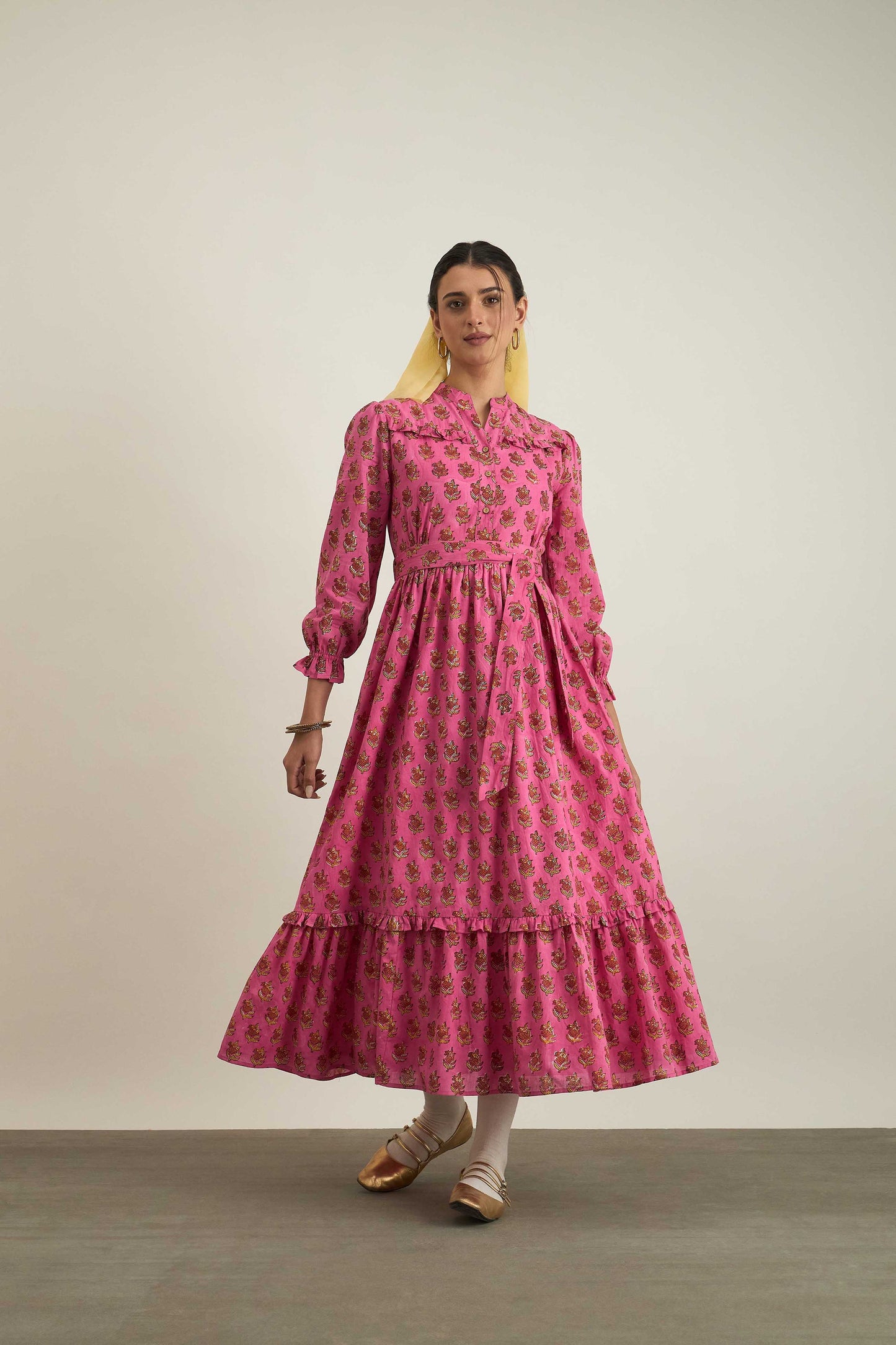 Wonder Dress in Pink Valentine Print