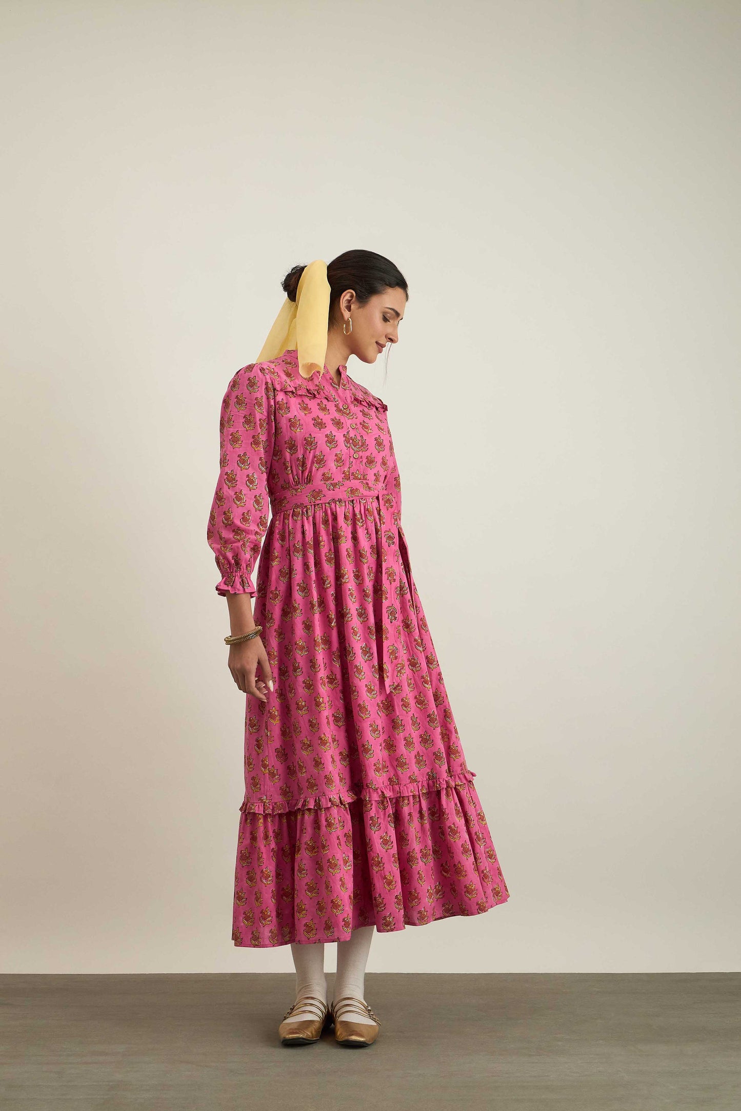 Wonder Dress in Pink Valentine Print