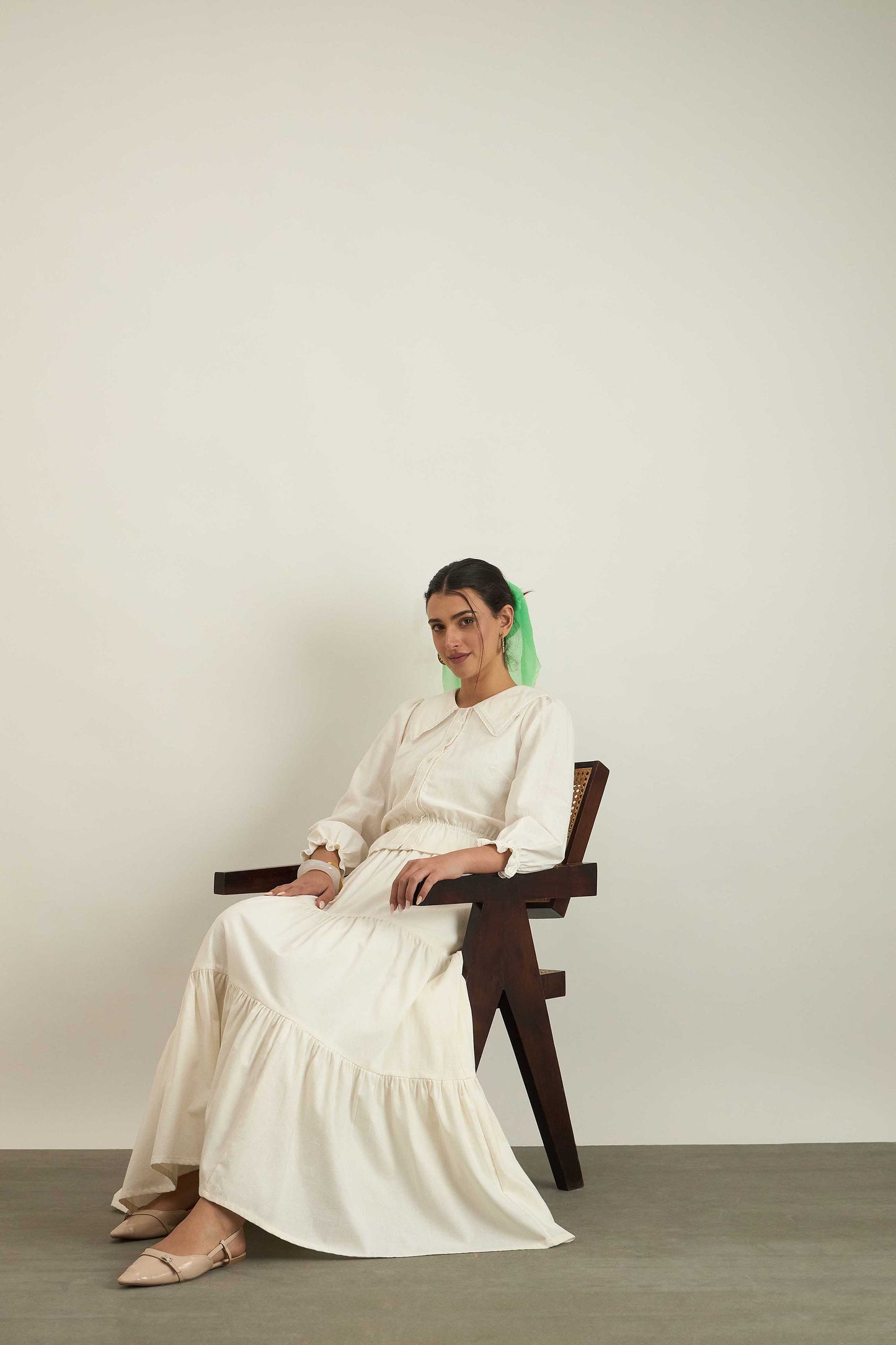 Sweet Thing Top in Ecru White color