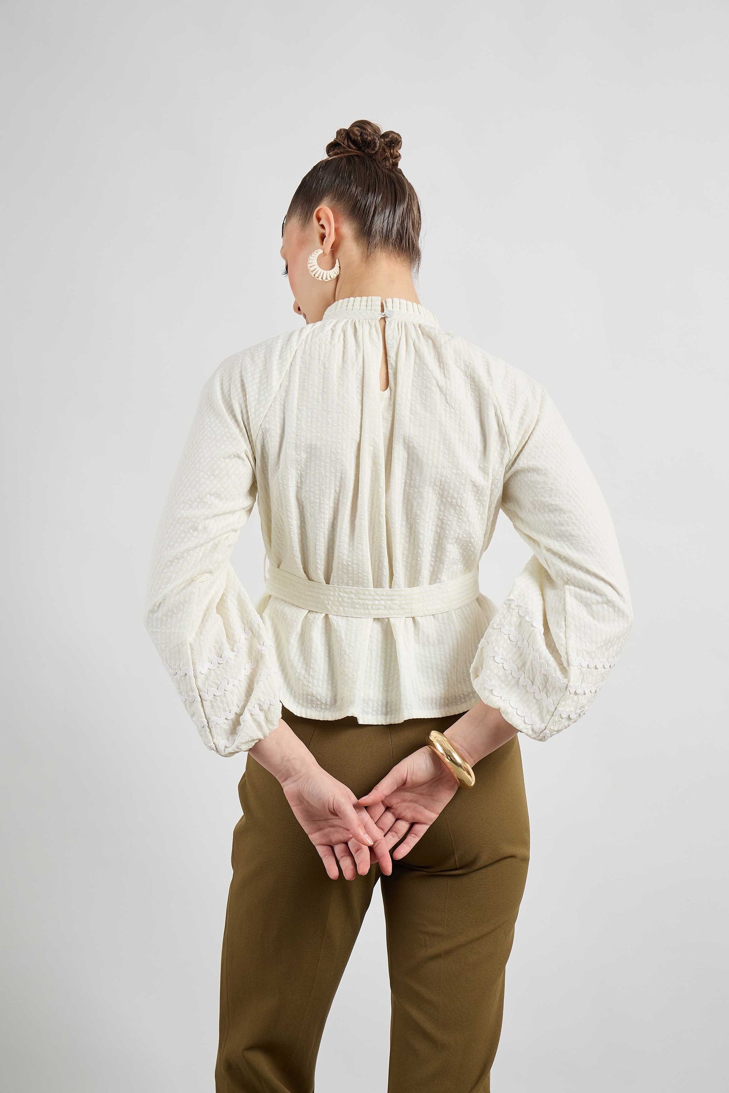 Serendipity Top in Sorbet White color