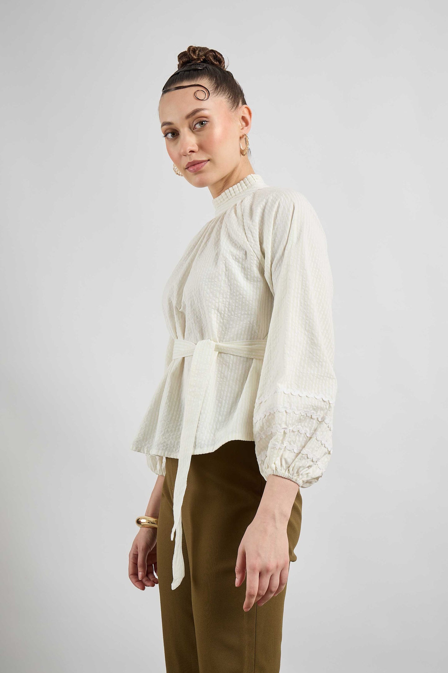 Serendipity Top in Sorbet White color