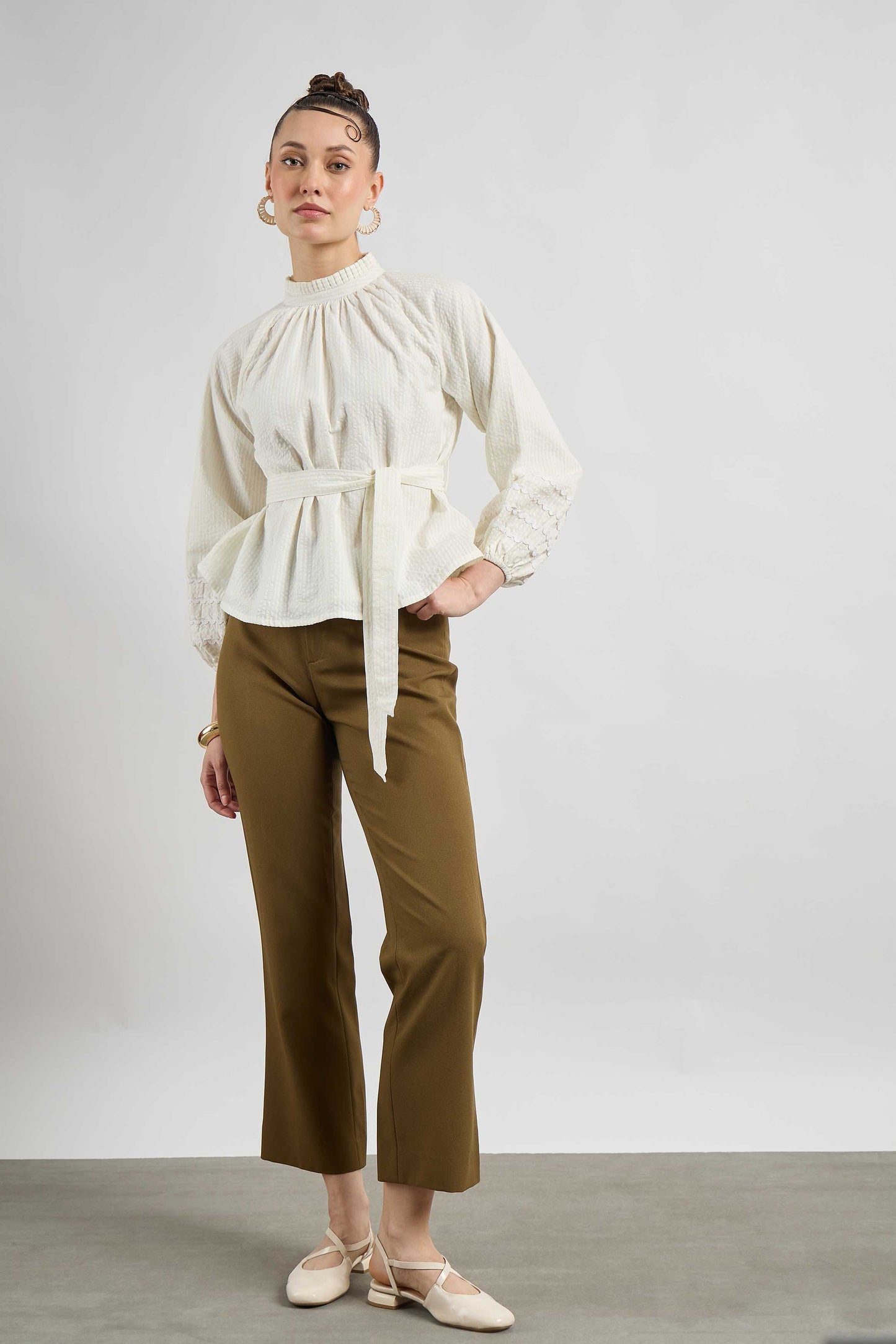 Serendipity Top in Sorbet White color