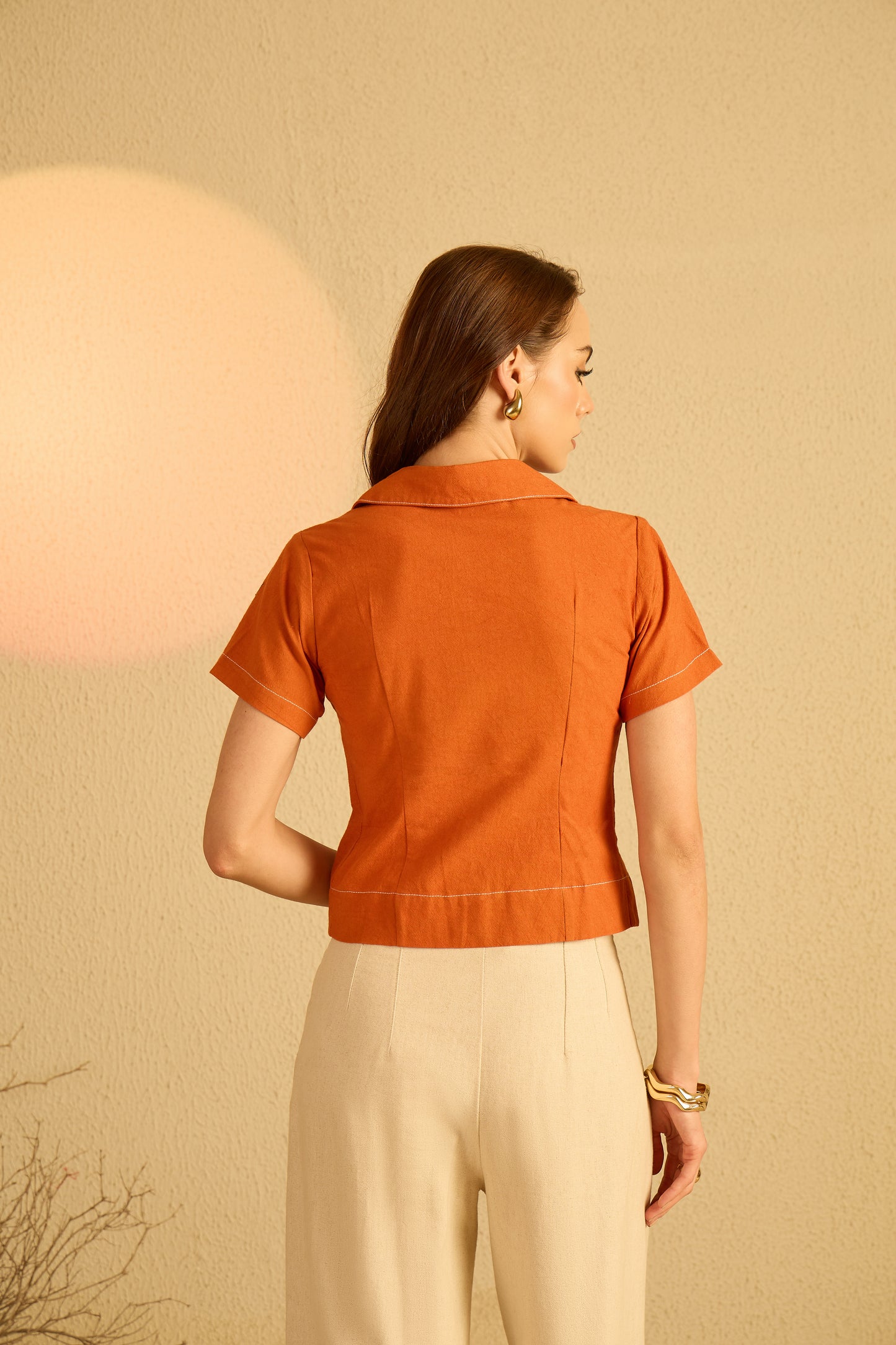 What a Brat Shirt in Trust the Rust color