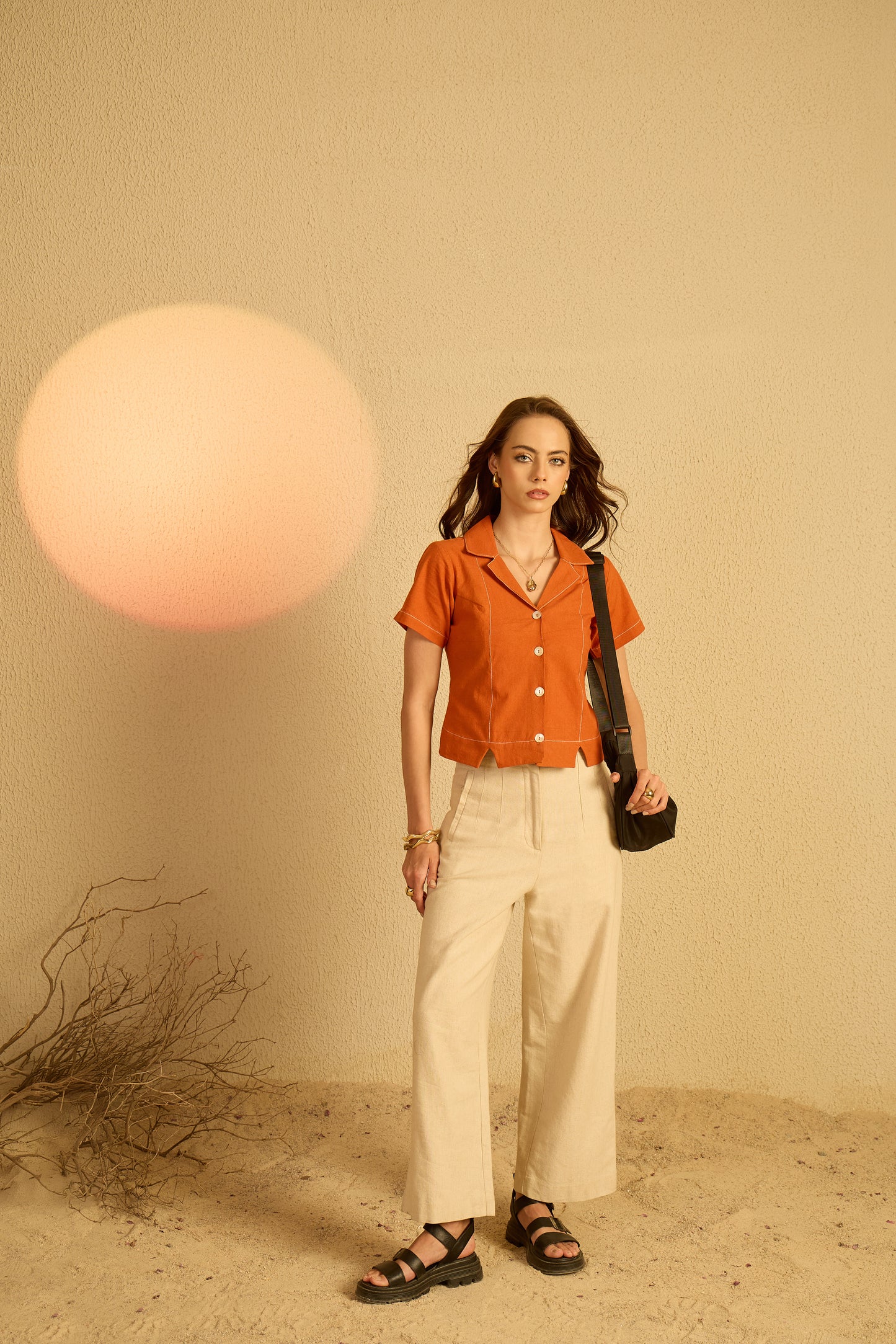 What a Brat Shirt in Trust the Rust color