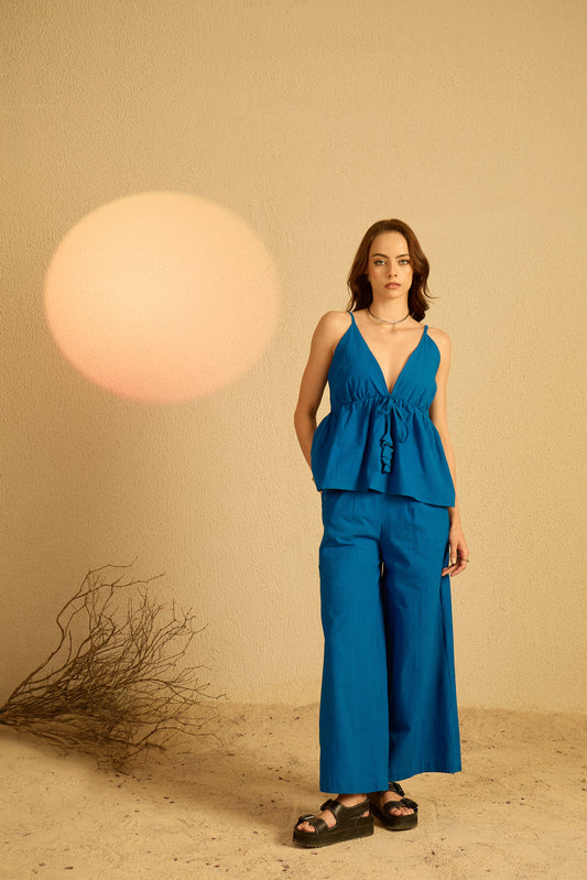 Everyday Pants in Poolside Blue color