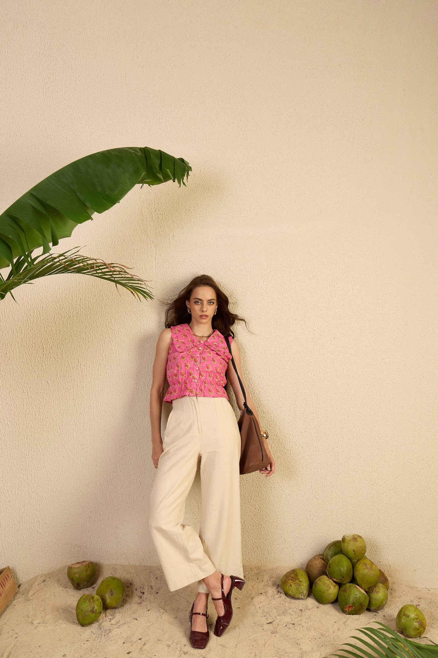 Sweetest Girl Top in Pink Valentine print